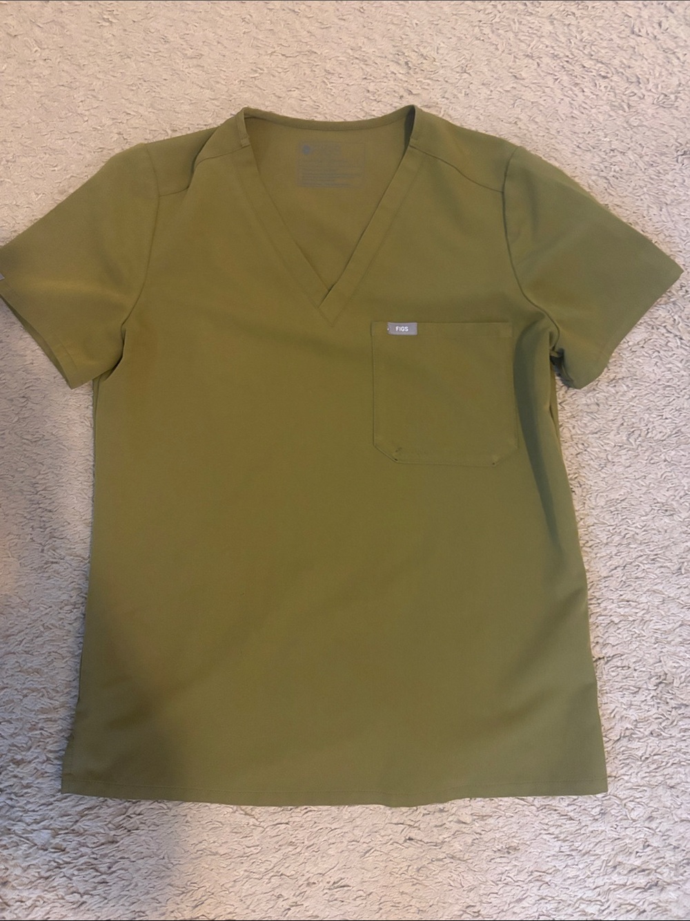Figs Martini Olive Green Scrub Set. Size: Small. PO #2423